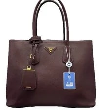 Prada — Authentic Prada Large Work Triangle Logo — Handbag — resale