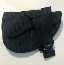 Dior — Dior Saddle Crossbody Small W/ Adjustable Strap & Dust — Handbag — resale