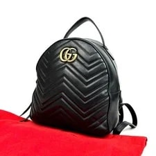 Gucci — Gucci GG Marmont Backpack From Japan — Handbag — resale