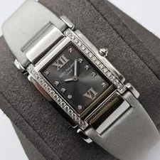 Patek Philippe — Patek Philippe Twenty-4 4920G 18K WG Diamond Quartz Gray Dial — Watch — resale