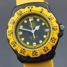 Tag Heuer — TAG Heuer Formula 1 380.513/1 Black Yellow 34mm Quartz From JP #148 — Watch — resale