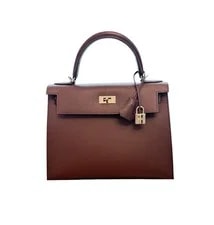 Hermès — Hermès Kelly 28 Palladium + Receipt — Handbag — resale