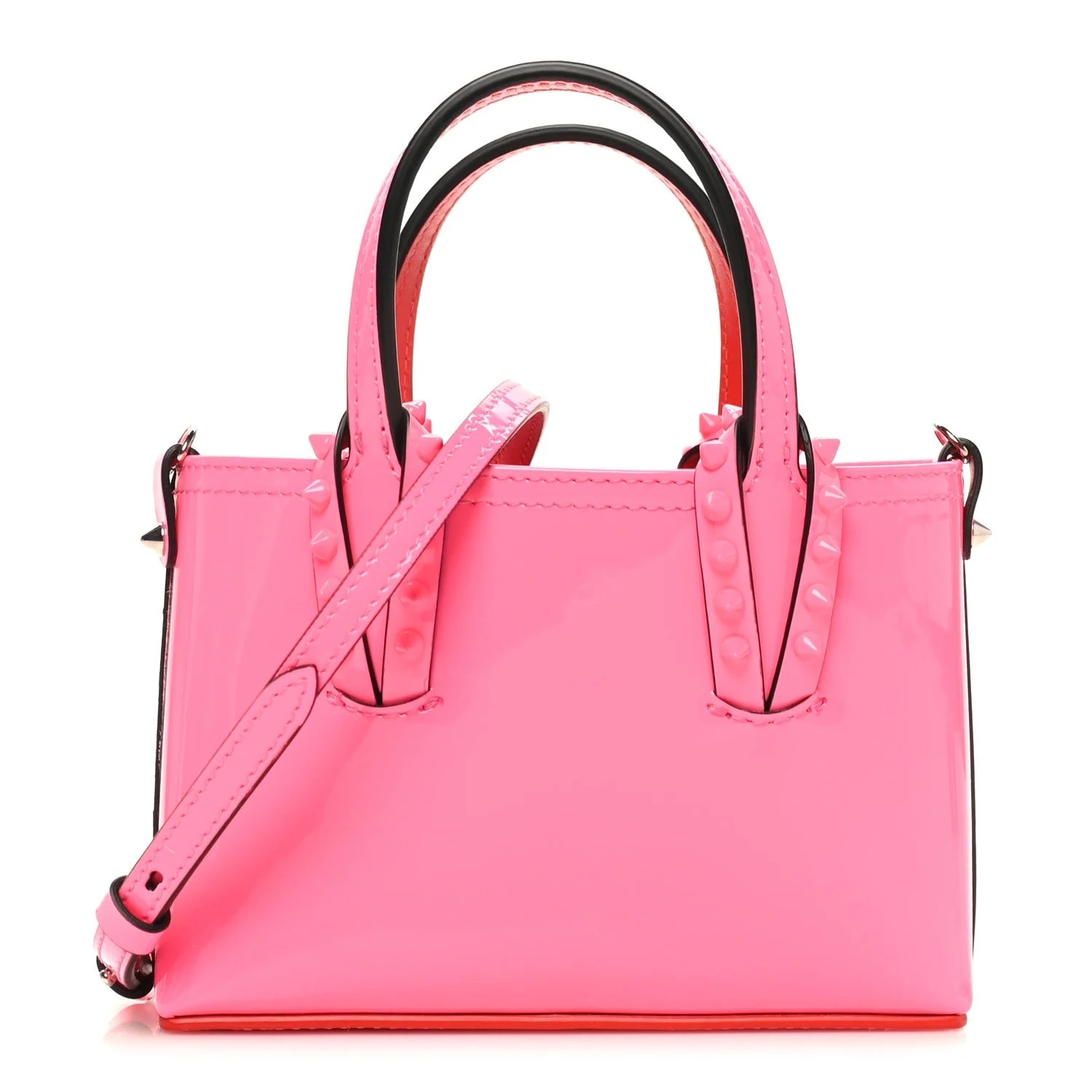 Christian Louboutin — Spikes Mini East West Cabata Poupidou — Handbag — resale