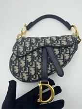 Dior — Dior Saddle Small & Top Handle Duty Pai — Handbag — resale