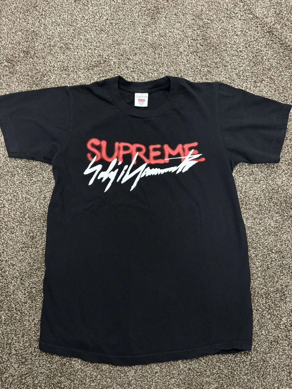 Supreme X Yohji Yamamoto Logo Tee — streetwear — resale