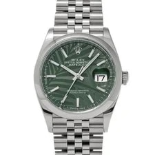 Rolex — Rolex Datejust 36 126200 36mm Stainless Steel Green #WW1077 — Watch — resale