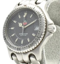 TAG Heuer — TAG Heuer S/el WG1213-K0 Gray Dial Quartz S-link Bracelet Works #64 — Watch — resale