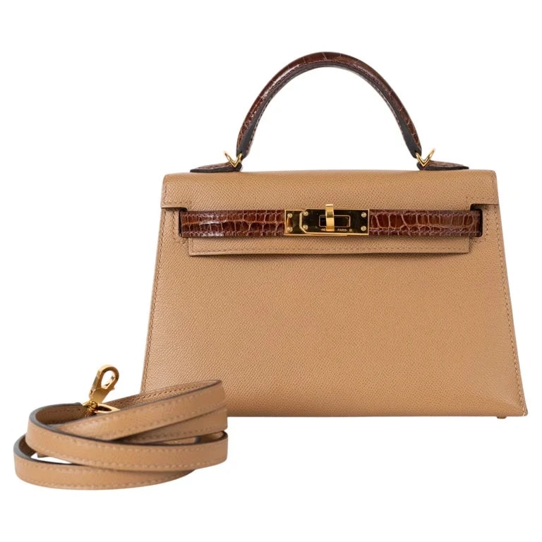 Hermès — Hermes Chai & Miel Madame & Kelly 20 Sellier Touch Bag Ghw — Designer Shoe — resale