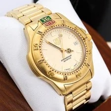 Tag Heuer — Working Tag Heuer Professional 200M Gold 3432 — Watch — resale