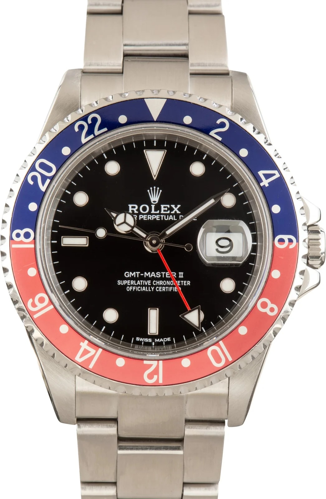 Rolex — Rolex GMT-Master II Ref 16710 Aluminum Pepsi Bezel — Watch — resale
