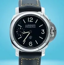 Panerai — Panerai Luminor Logo PAM01084 Black Dial Stainless Steel Hand Wound 2021 B/P! — Watch — resale