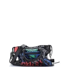 Balenciaga — Balenciaga City Graffiti Classic Studs Small — Handbag — resale