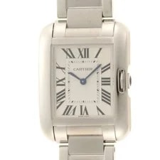 Cartier — Cartier Tank Anglaise MM W5310044 Stainless Steel 26.2mm Silver Dial #DW2233 — Watch — resale