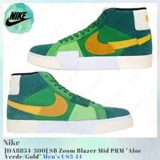 Nike SB — Nike SB Zoom Blazer Mid PRM Aloe Verde DA8854-300 US3-14 New — Sneaker — resale