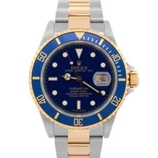Rolex — 2009 Papers Rolex Submariner Date Blue Rehaut Two-Tone 40mm 16613 LB BOX — Watch — resale