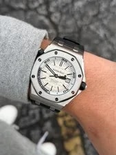 Audemars Piguet — Audemars Piguet Royal Oak Offshore Silver - 15710ST.OO.A002CA.02 — Watch — resale