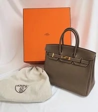 Hermès — Hermès Birkin 25 Etoupe – Z Stamp (2021) — Handbag — resale