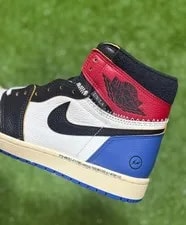 Jordan — Size 10 - Design X Air Jordan 1 Retro OG High Varsity — Sneaker — resale