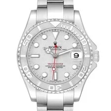 Rolex — Rolex Yachtmaster 35 Midsize Steel Platinum 168622 — Watch — resale