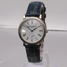 Patek Philippe — Patek Philippe Calatrava 31mm 18K White Gold White Dial 7119G — Watch — resale