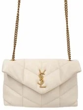 Saint Laurent — Saint Laurent Lou Puffer 620333 Chain — Handbag — resale
