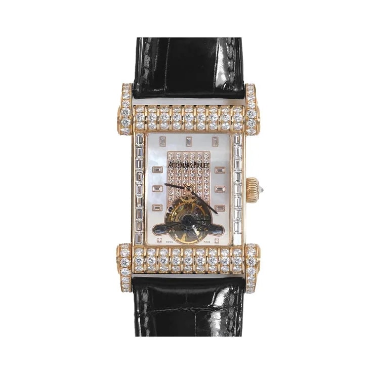 Worldofluxuryus — Audemars Piguet Canape Tourbillon 18K Rose Gold & Diamonds — Watch — resale