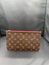 Louis Vuitton — Louis Vuitton Neverfull Pochette Pivoine Wristlet Never — Handbag — resale