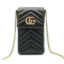 Gucci — Gucci GG Marmont Matelassé Mini Chain Crossbody Good Condition — Handbag — resale