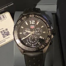 Tag Heuer — TAG Heuer Formula 1 Chronograph Quartz Black Rubber Strap Sport — Watch — resale