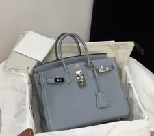 Hermès — Auth Hermès Birkin 25 Small Lin Palladium — Handbag — resale