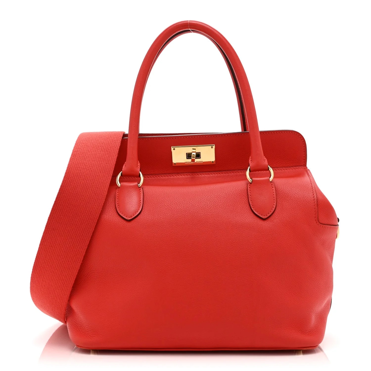 Hermès — Evercolor Toolbox 26 Tomate — Handbag — resale