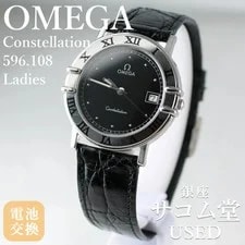 Omega — Omega Constellation 196.108 Quartz Black Dial — Watch — resale