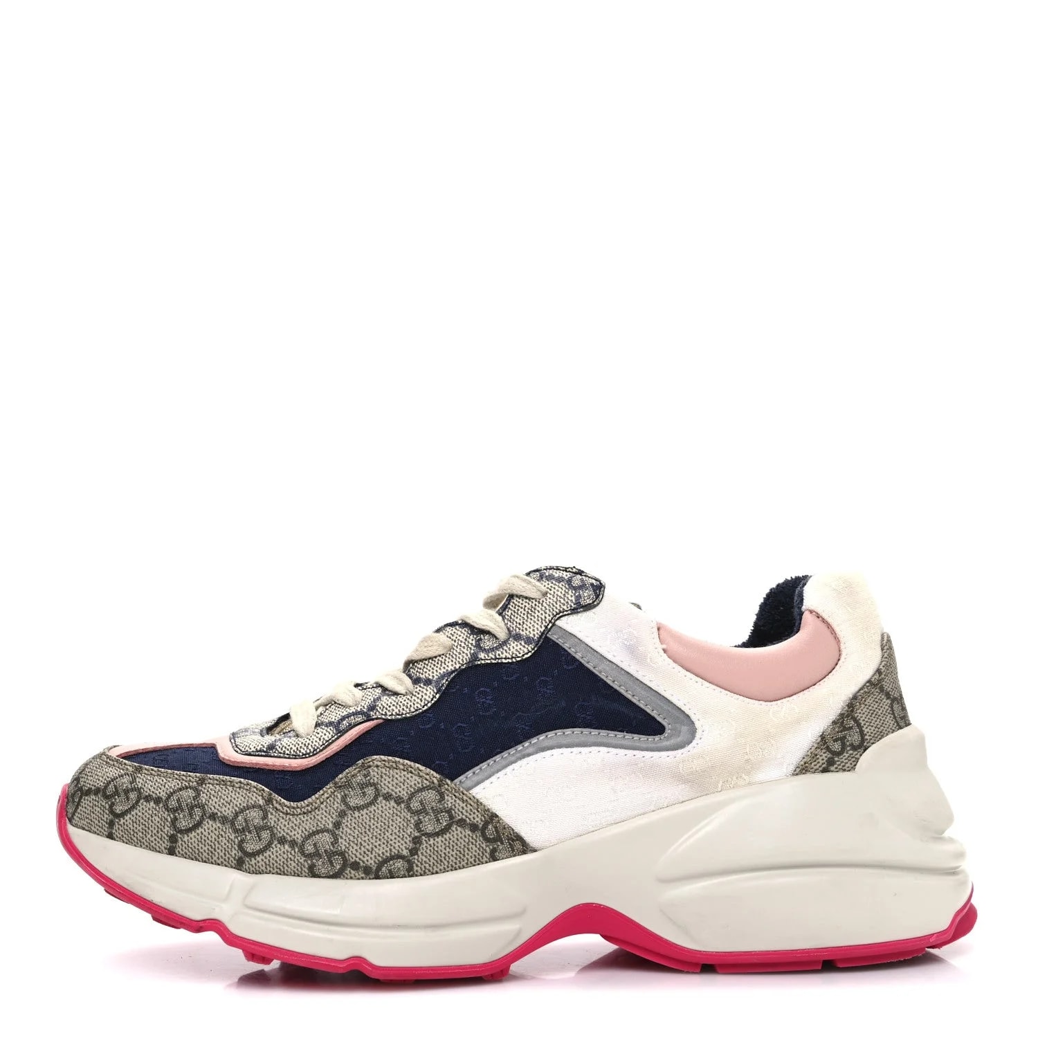 Gucci — Monogram Mix Monogram Rhyton Sneakers 36 London Pale — Sneaker — resale