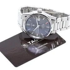 Tag Heuer — TAG Heuer Carrera Twin Time WAR2012.BA0723 41mm SS Gray Dial Automatic GMT #C349 — Watch — resale