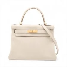 Hermès — Hermès Kelly 28 le Tournay Beton Metal Fittings A:2017 — Handbag — resale