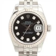 Rolex — Rolex Lady Datejust 179173G Ss×yg AT Blue Dial 1 Extra Link — Watch — resale
