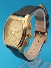 Michael Kors — Michael Kors Chronograph, Date Box, MK5202, New Leather Strap — Watch — resale