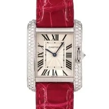 Cartier — Authentic Cartier Tank Anglaise MM WG/2D WT100030 WG Quartz #270-004-235-9736 — Watch — resale