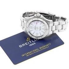 Breitling — Breitling Superocean 36 A17316 Automatic 36mm Papers White Stainless Steel — Watch — resale
