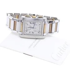 Cartier — Cartier Tank Francaise XL W51004Q4 28mm Ss/yg Quartz Chronograph Date #C217 — Watch — resale