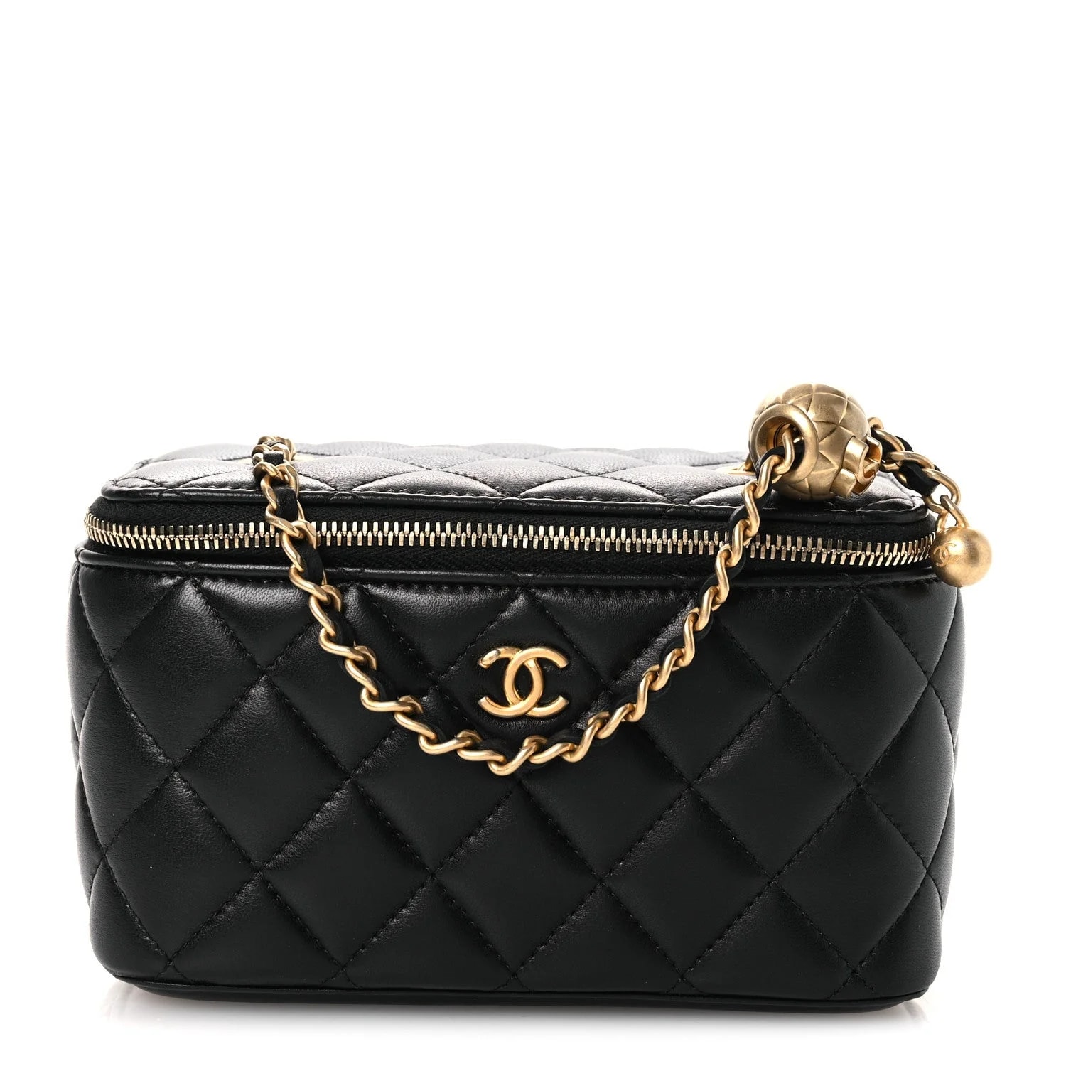 Chanel — Crush Small Vanity Case With Chain — Handbag — resale