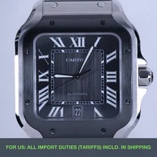 Cartier — Cartier Santos de LM WSSA0037 47.5mm Gray Dial — Watch — resale