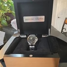 Panerai — Panerai Luminor Marina PAM00050 Stainless Steel Date 40MM Automatic — Watch — resale