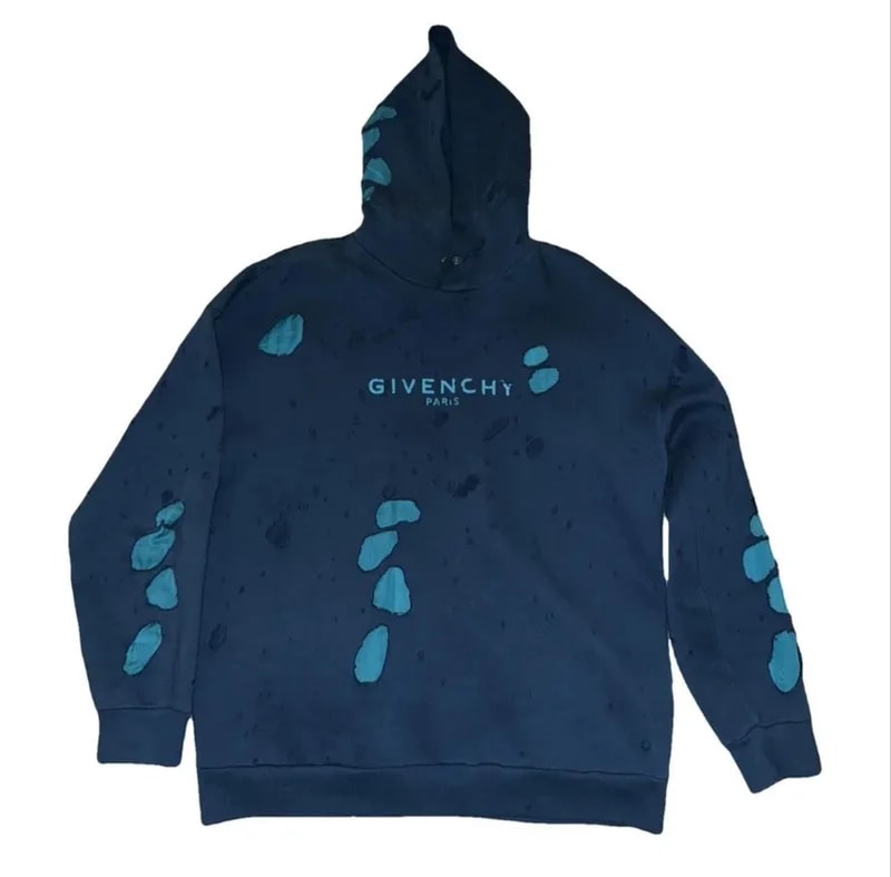Givenchy — Givenchy Distressed Hoodie — streetwear — resale
