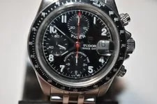 Tudor — Tudor Tiger Prince Date Black Dial Tiger Woods 2000 Chronograph 40mm 79260 — Watch — resale