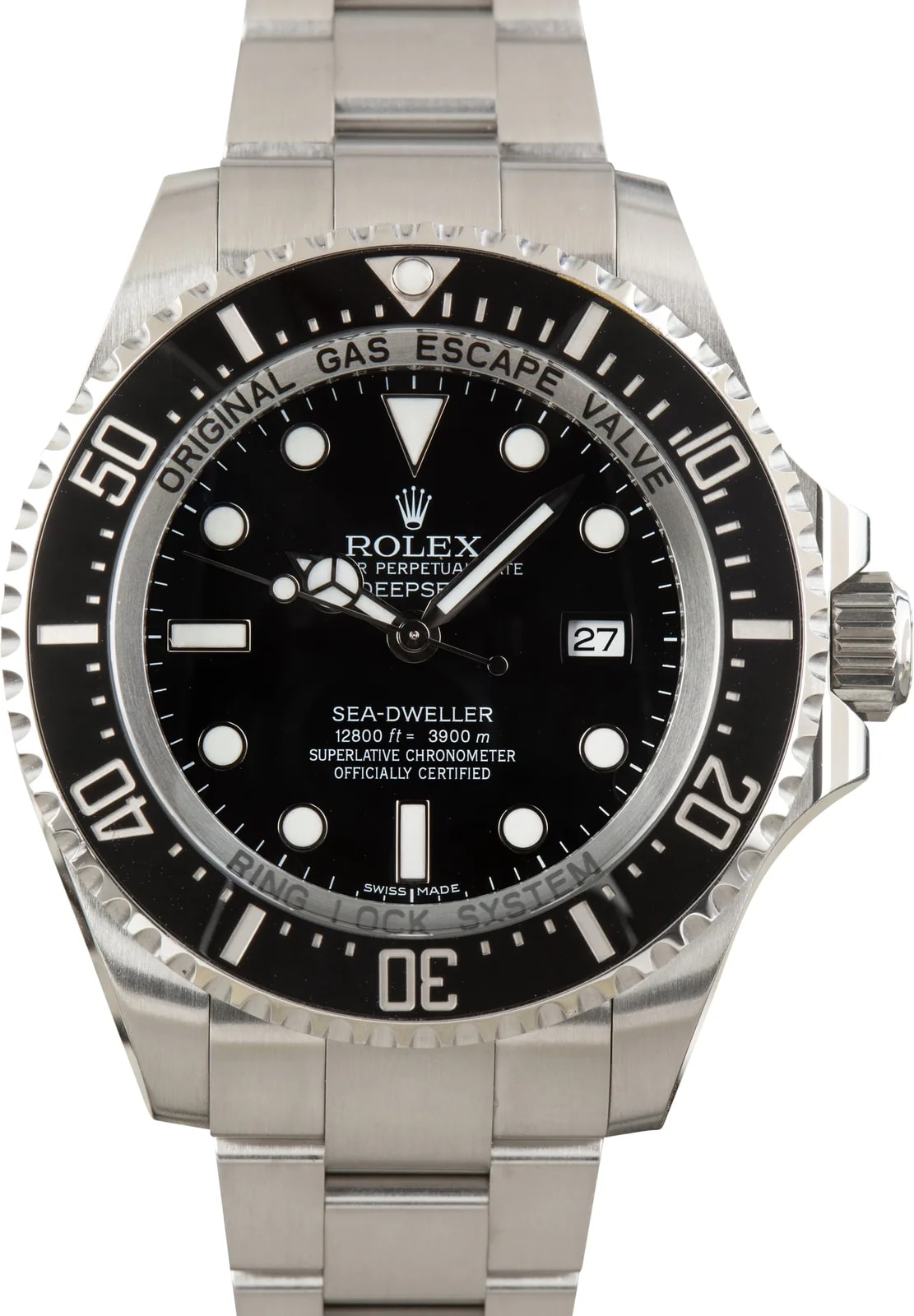 Rolex — Stainless Steel Rolex Deepsea Sea-Dweller Ref 116660 Black Dial — Watch — resale