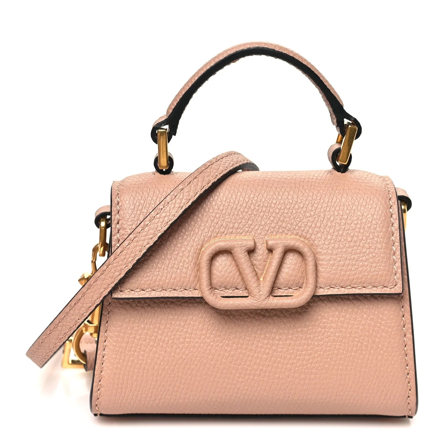 Valentino Garavani — Micro VSling Top Handle Cannelle — Handbag — resale