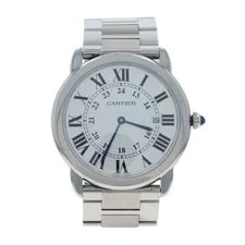 Cartier — Cartier Ronde Solo de Sapphire - Stainless Steel Quartz 3603 — Watch — resale