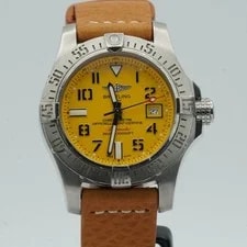 Breitling — Breitling Avenger 43 Automatic A17331 Stainless Steel 43mm Yellow — Watch — resale