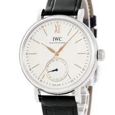IWC — IWC Portofino Pointer Date IW359201 Bar Roman Silver Round Watches Me — Watch — resale